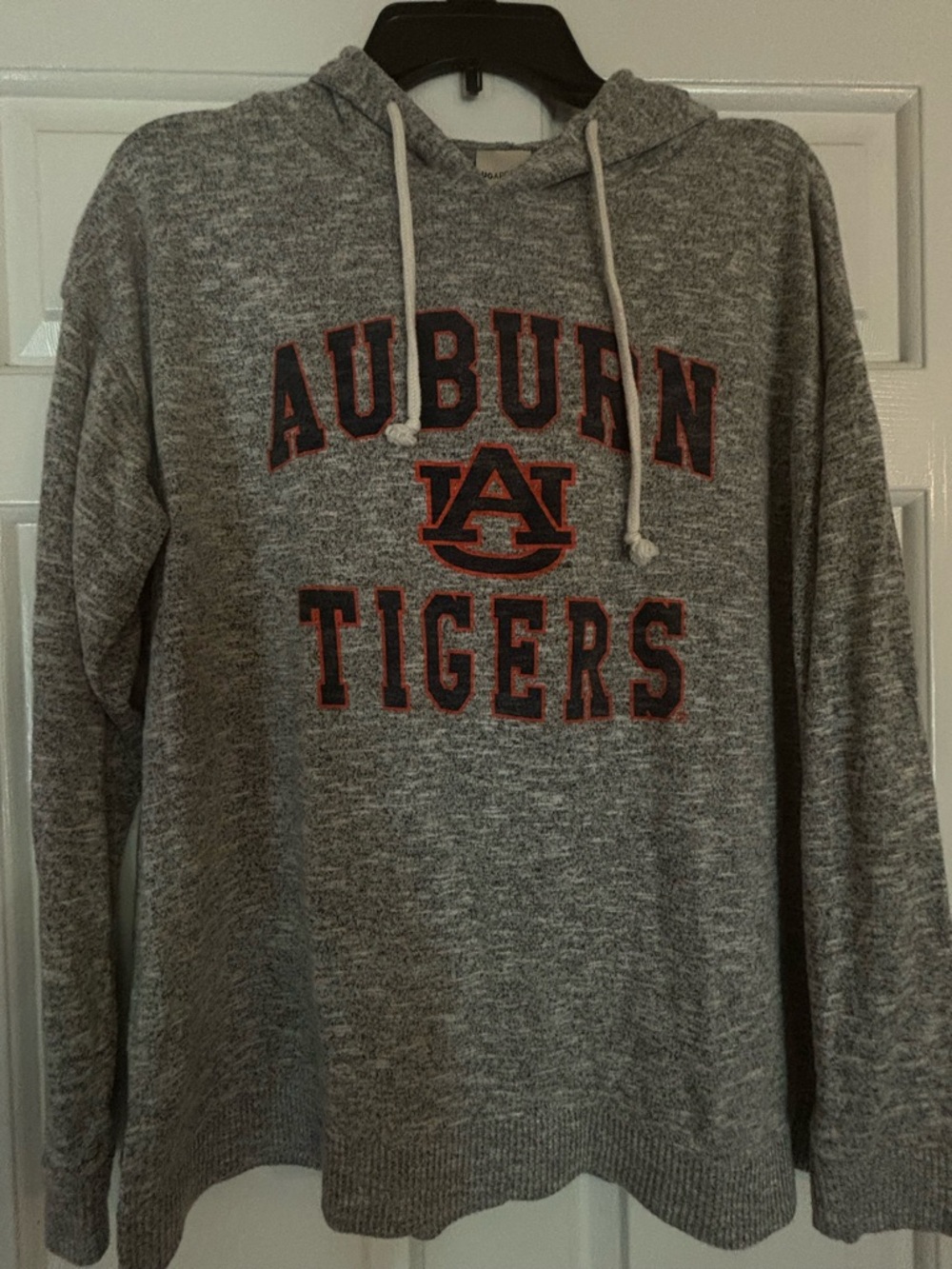 Auburn Tigers Gray Hoodie Sweatshirt - Collegiate Pullover